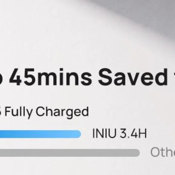 INIU Wireless Charger, 15W Fast Qi-Certified Wireless Charging Stand - Picture 9 of 10